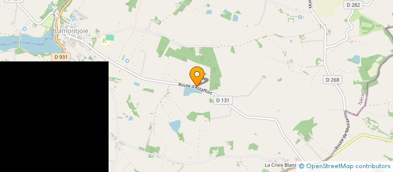 localisation de l'entreprise MESTIERAU  LAMONTJOIE