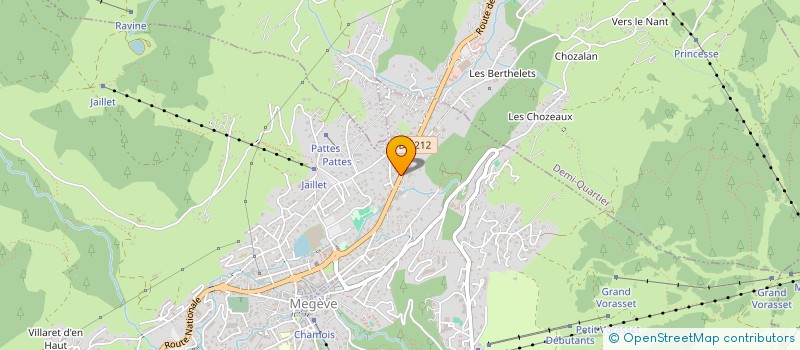 localisation de l'entreprise MESTRALLET ELECTRICITE à MEGEVE