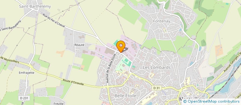 localisation de l'entreprise MESUISERIE LEFEBVRE ET CIE à MONTIVILLIERS