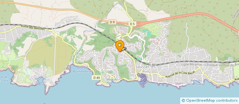 localisation de l'entreprise MESURA ENGINEERING  SAUSSET-LES-PINS