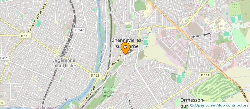 localisation de l'entreprise MESURE AND CO à CHENNEVIERES-SUR-MARNE