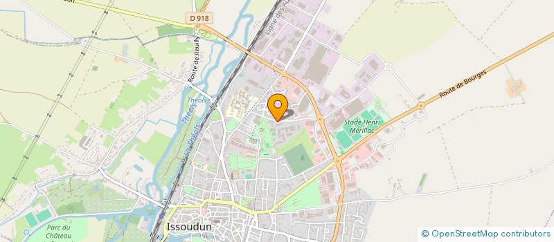 localisation de l'entreprise MESURE ET CONTROLE INDUSTRIEL à ISSOUDUN