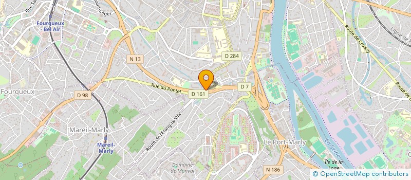 localisation de l'entreprise MESURE ET INFORMATIQUE à SAINT-GERMAIN-EN-LAYE