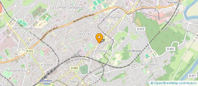 localisation de l'entreprise MESURE HABITAT  BESANCON