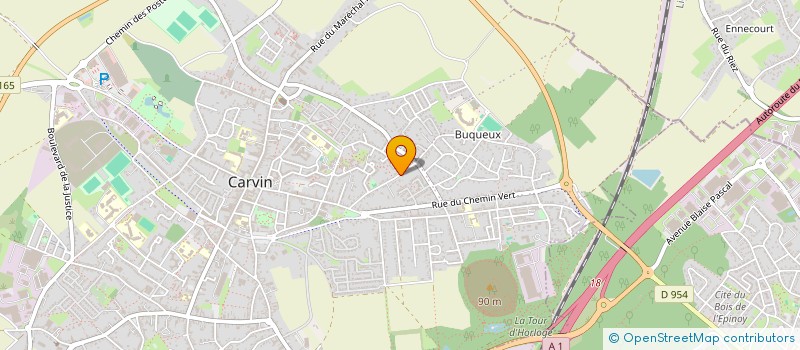 localisation de l'entreprise MESURE VIBRATOIRE ET CORRECTION D'EQUILIBRAGE  CARVIN