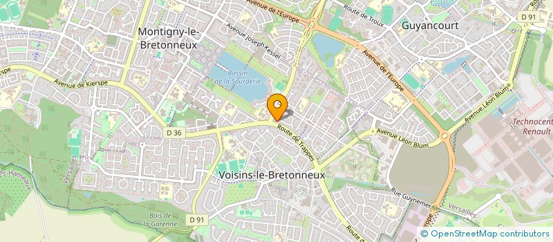 localisation de l'entreprise MESUREAD à VOISINS-LE-BRETONNEUX