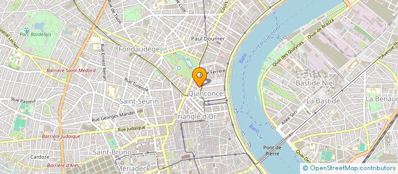 localisation de l'entreprise MESURES 3D DU PATRIMOINE à BORDEAUX