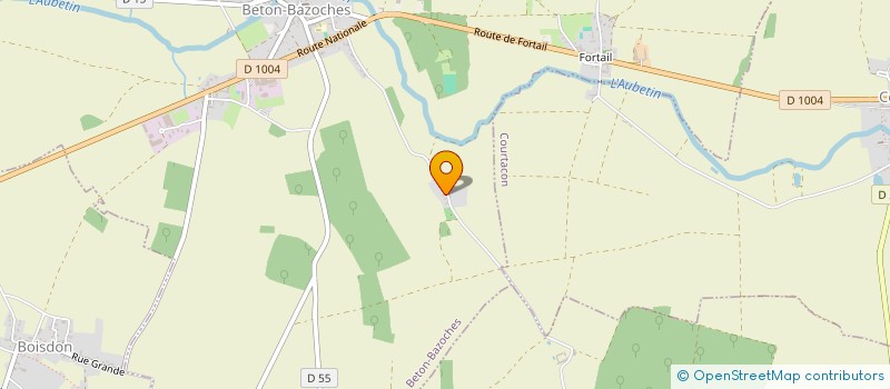 localisation de l'entreprise MESURES ET BAROMETRIE  BETON-BAZOCHES