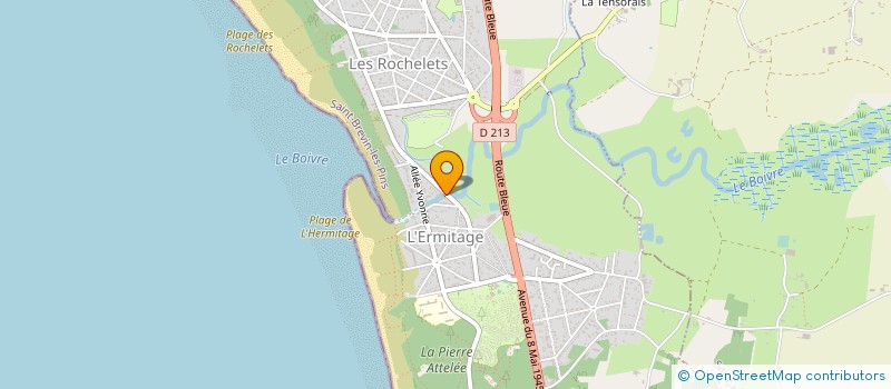 localisation de l'entreprise MESURES ET DESSINS EURL à SAINT-BREVIN-LES-PINS
