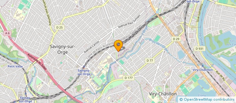 localisation de l'entreprise MESUREUX-IMMOBILIER à SAVIGNY-SUR-ORGE