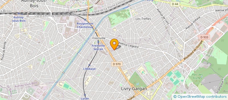 localisation de l'entreprise MESUREX à LIVRY-GARGAN