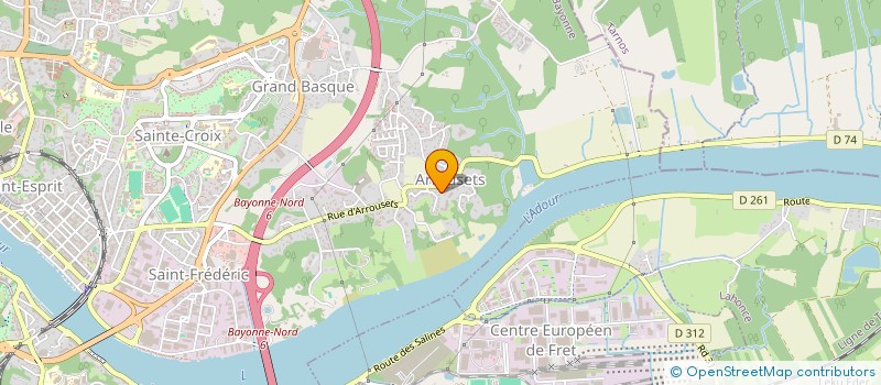 localisation de l'entreprise MESVA à BAYONNE