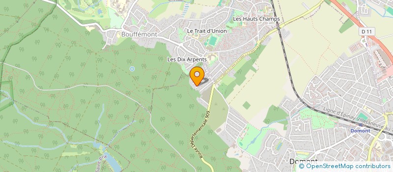 localisation de l'entreprise MESY  DOMONT