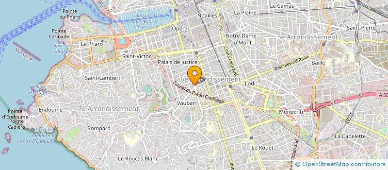 localisation de l'entreprise MET.ETANCHE à MARSEILLE