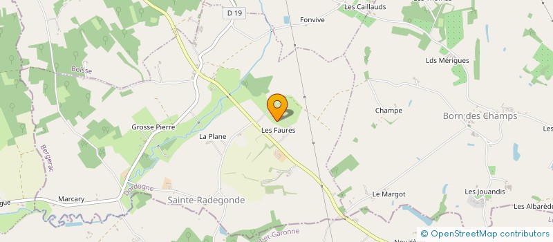 localisation de l'entreprise META à SAINTE-RADEGONDE