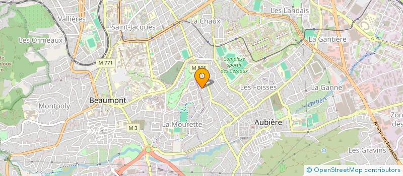 localisation de l'entreprise META AI FACTORY à AUBIERE