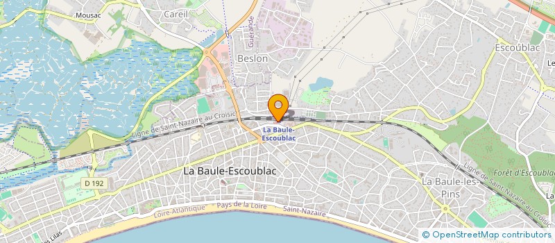 localisation de l'entreprise META ARCHITECTURE à LA BAULE-ESCOUBLAC