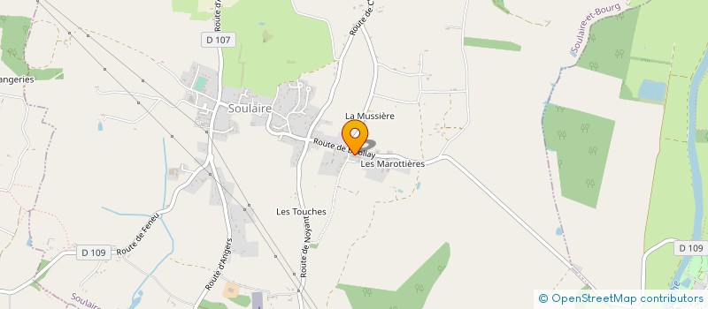 localisation de l'entreprise META'BATH SA à SOULAIRE-ET-BOURG