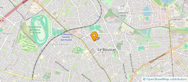 localisation de l'entreprise META & CO  LE BOUSCAT