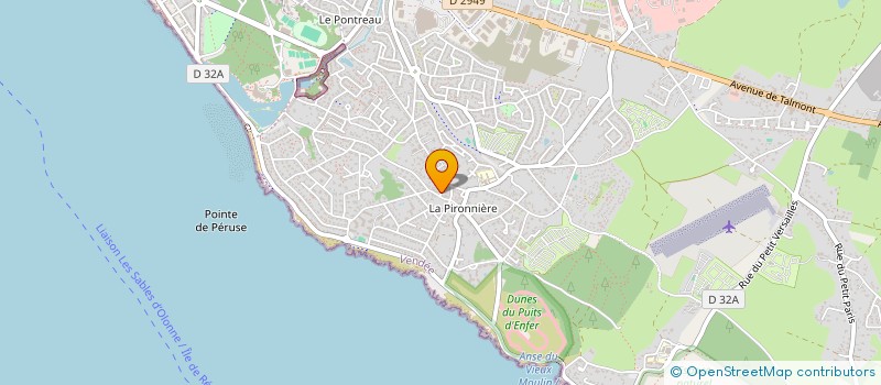 localisation de l'entreprise META-FOR à LES SABLES D'OLONNE