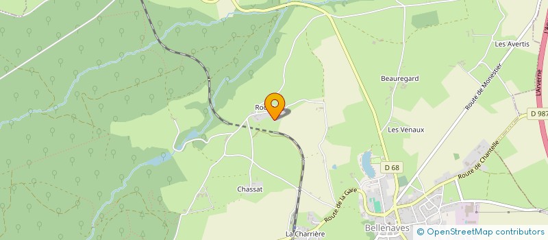 localisation de l'entreprise META FORMATION  BELLENAVES