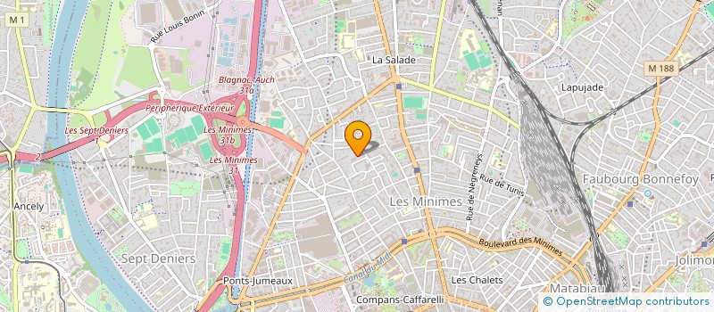 localisation de l'entreprise META FORMATION à TOULOUSE
