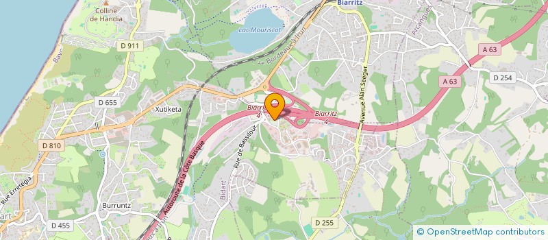 localisation de l'entreprise META INFORMATION TECHNOLOGY  BIDART