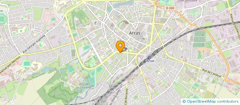 localisation de l'entreprise META INVEST à ARRAS