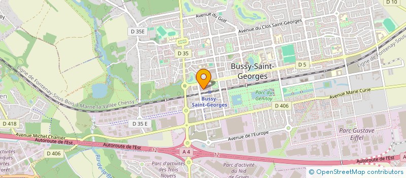 localisation de l'entreprise META INVEST  BUSSY-SAINT-GEORGES