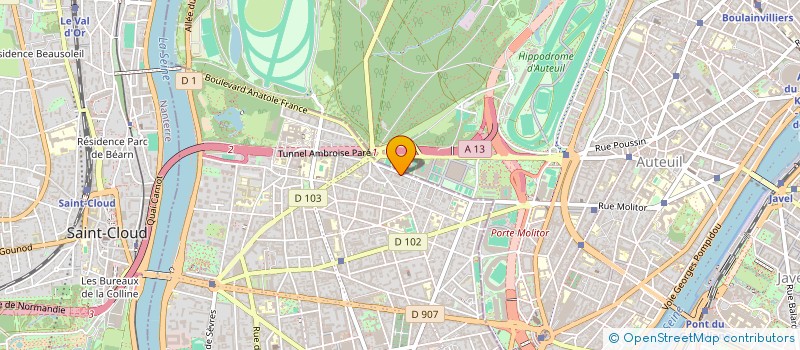 localisation de l'entreprise META MODELE  BOULOGNE-BILLANCOURT