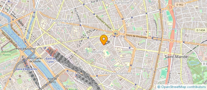 localisation de l'entreprise META PAYSAGE PLUS  PARIS