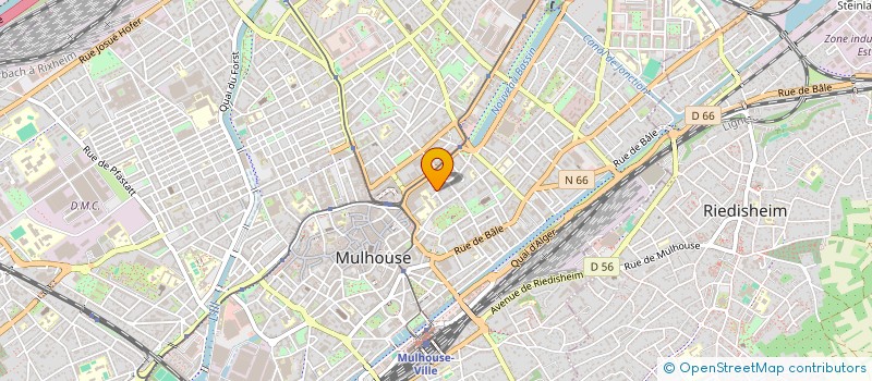 localisation de l'entreprise META PULSE ARENA WITTENHEIM  MULHOUSE