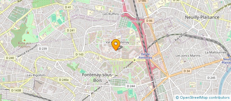 localisation de l'entreprise META REALISATION à FONTENAY-SOUS-BOIS