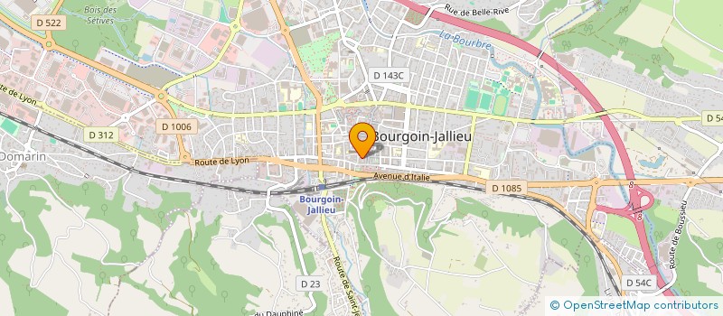 localisation de l'entreprise META SHOP  BOURGOIN-JALLIEU