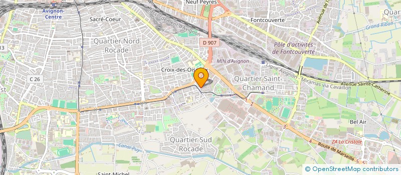 localisation de l'entreprise META SOUDURE  AVIGNON