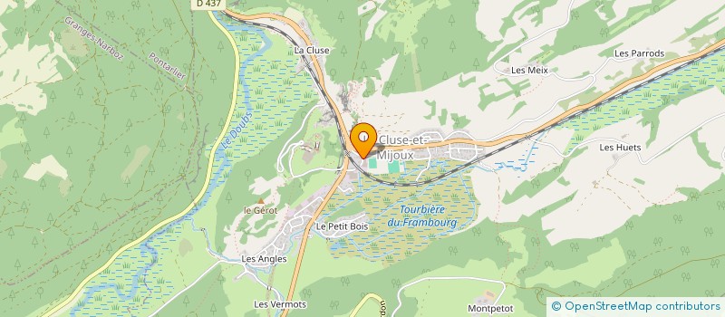 localisation de l'entreprise META SPHERE à LA CLUSE-ET-MIJOUX