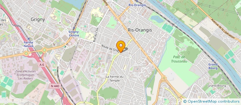 localisation de l'entreprise METABIOLIC à RIS-ORANGIS
