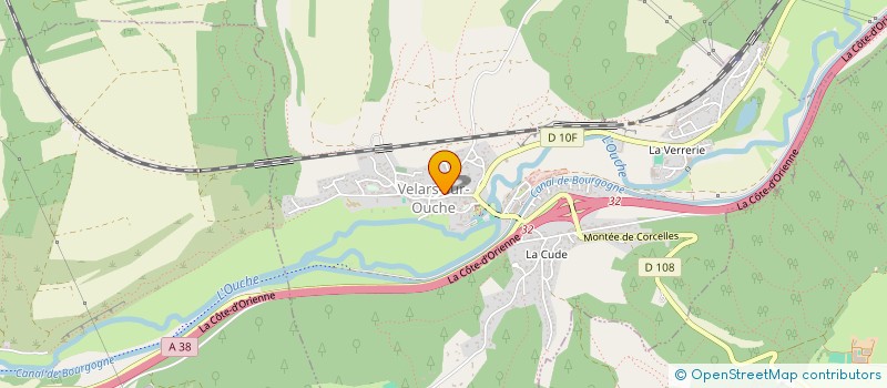 localisation de l'entreprise METABLIN  VELARS-SUR-OUCHE