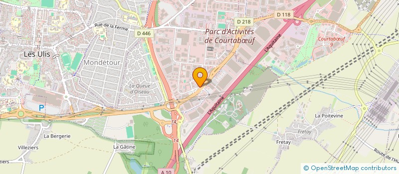 localisation de l'entreprise METABRAIN RESEARCH à LES ULIS