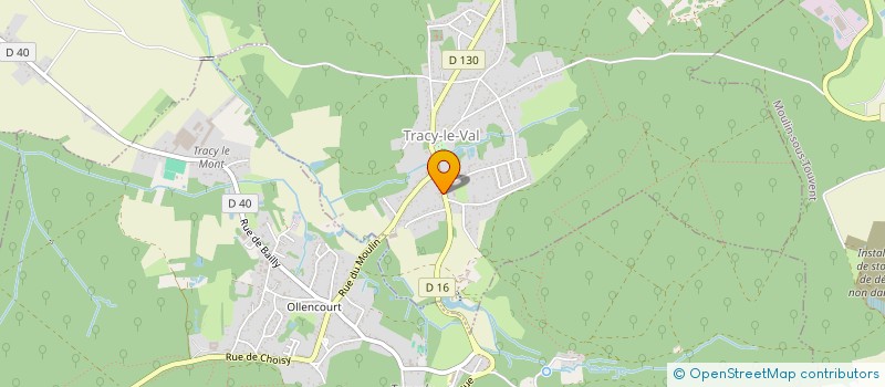 localisation de l'entreprise METABULLE  TRACY-LE-VAL