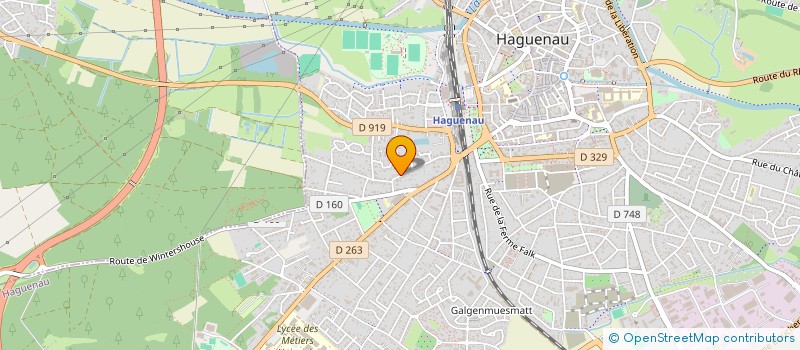 localisation de l'entreprise METAC FRANCE à HAGUENAU