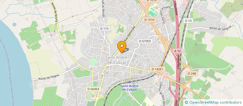 localisation de l'entreprise METACHECK ENGINEERING  SAINT-ANDRE-DE-CUBZAC