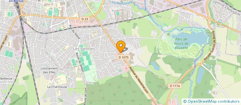 localisation de l'entreprise METACO à BOURG-EN-BRESSE