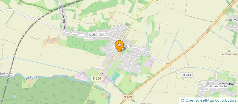 localisation de l'entreprise METACOM-INVEST  SURBOURG