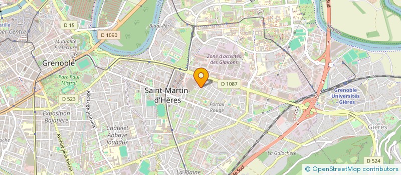 localisation de l'entreprise METACOMPOSITE DEVELOPPEMENT  SAINT-MARTIN-D'HERES