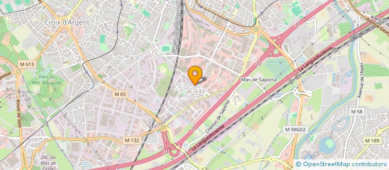 localisation de l'entreprise METACONCEPT MIDI LITTORAL à MONTPELLIER