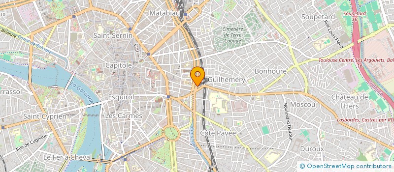 localisation de l'entreprise METAERO TRAVAIL TEMPORAIRE à TOULOUSE