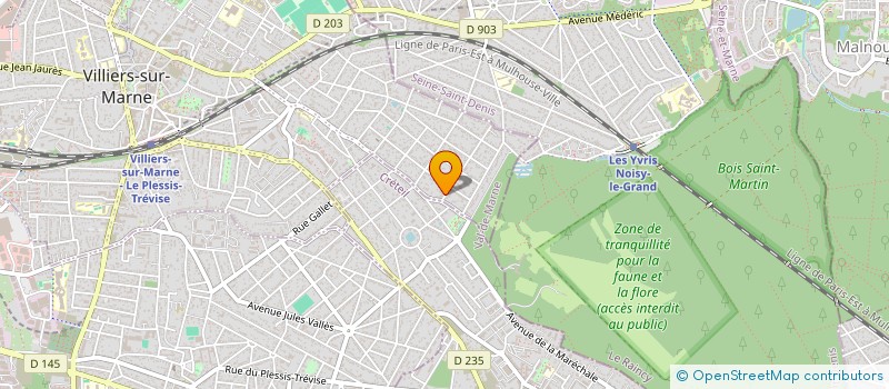 localisation de l'entreprise METAF CORPORATION à VILLIERS-SUR-MARNE