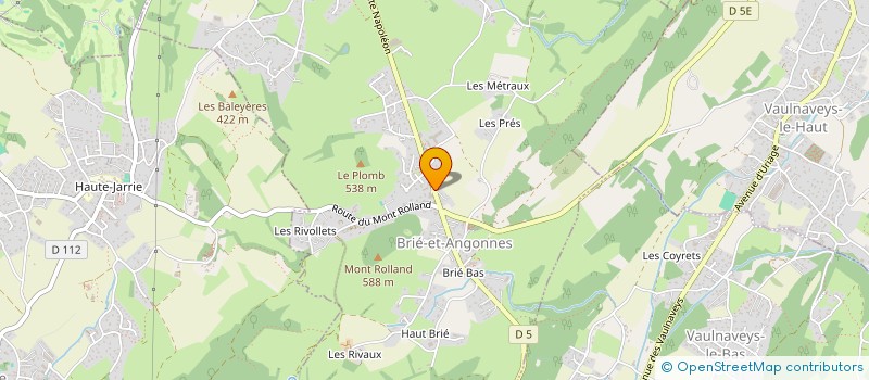 localisation de l'entreprise METAFER à BRIE-ET-ANGONNES