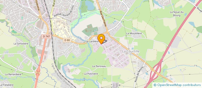 localisation de l'entreprise METAFIL à LA ROCHE-SUR-YON